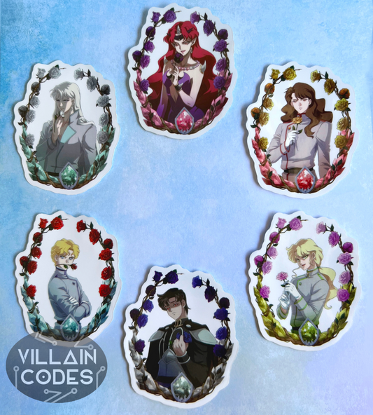 Dark Kingdom - Transparent Sticker Set