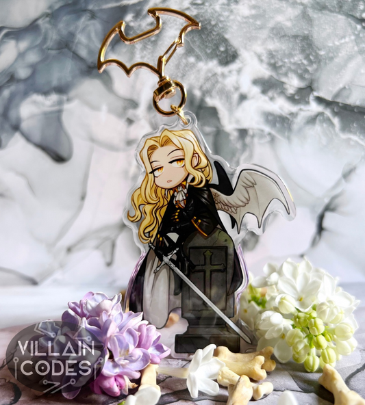 Blond Vampire - Acrylic Keychain
