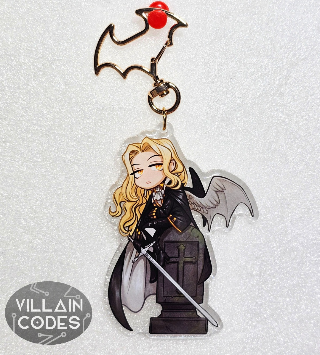 Blond Vampire - Acrylic Keychain